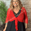 Barcelona Bolero Shrug Top best fits 12-22