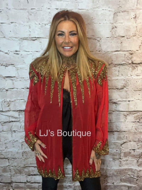 Brillare (Sparkle) Cover Up Shrug Jacket best fits 14-24 NO RETURNS ON SALE ITEMS - Image 7
