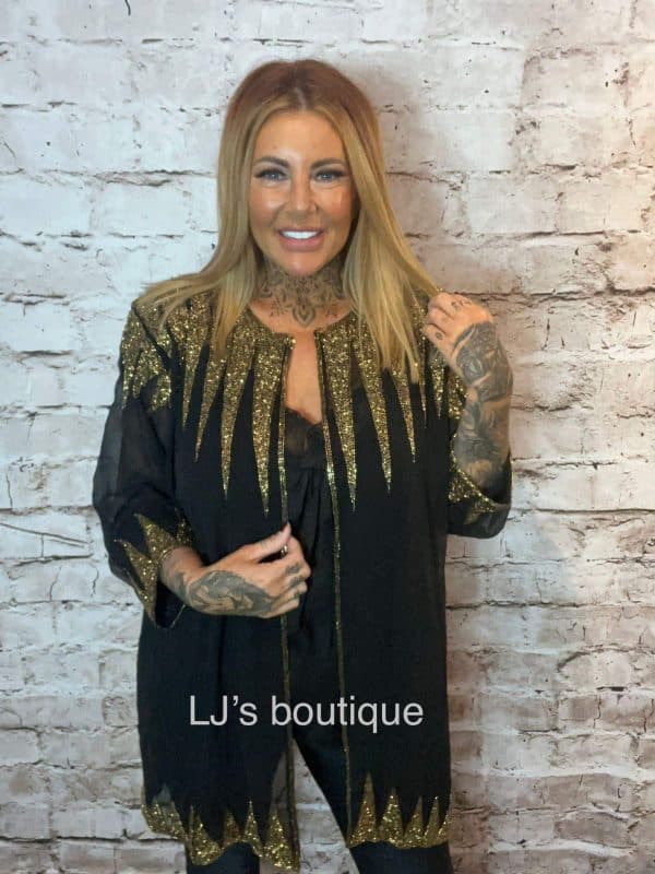 Brillare (Sparkle) Cover Up Shrug Jacket best fits 14-24 NO RETURNS ON SALE ITEMS - Image 4