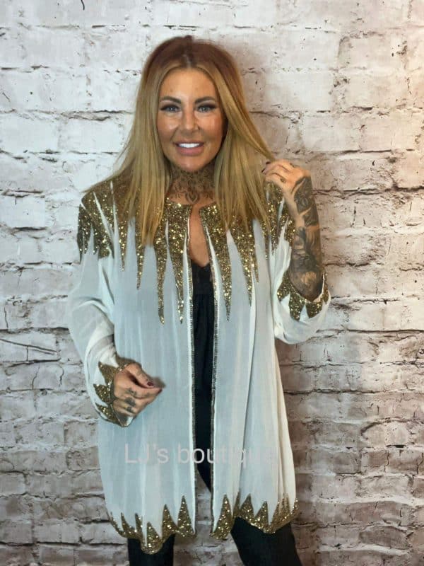 Brillare (Sparkle) Cover Up Shrug Jacket best fits 14-24 NO RETURNS ON SALE ITEMS - Image 5