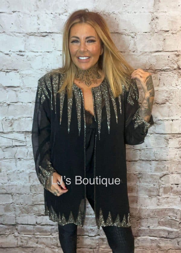 Brillare (Sparkle) Cover Up Shrug Jacket best fits 14-24 NO RETURNS ON SALE ITEMS - Image 2