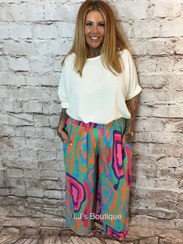 Faith wide leg trousers best fits 16-24 - "No Returns On Sale Items"