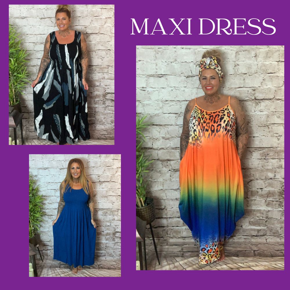 Maxi Dress - Plus Size Women