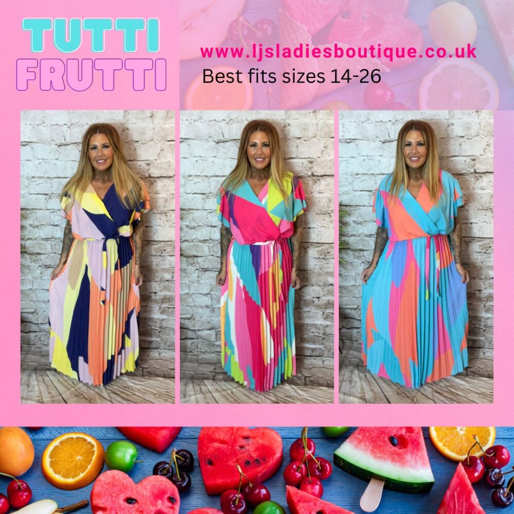 Tutti Frutti Dress - Plus Size Women
