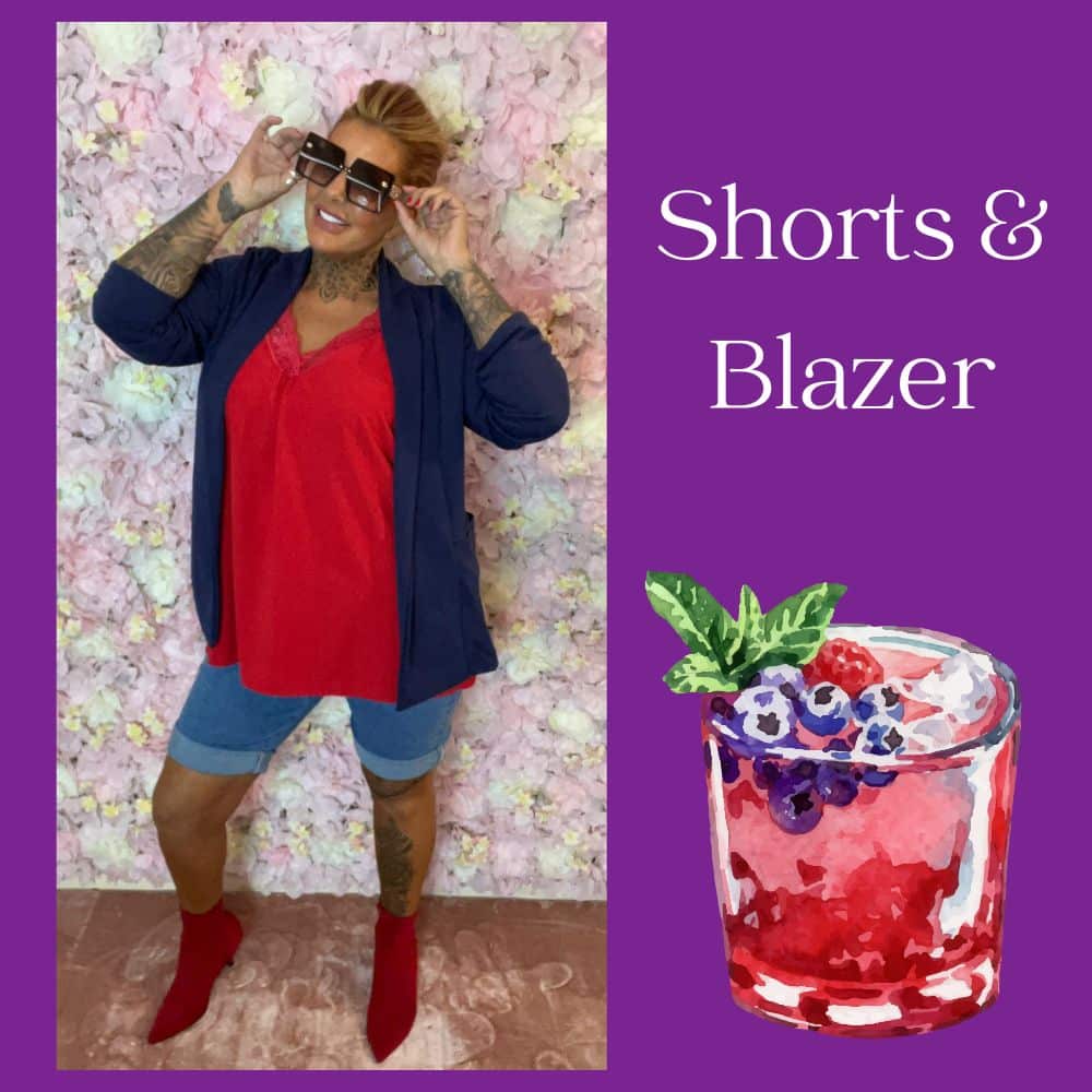 Plus size shorts for women