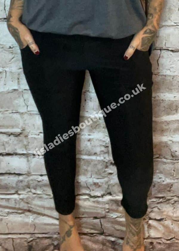 Zoe Luxury Thick Leggings (Black)