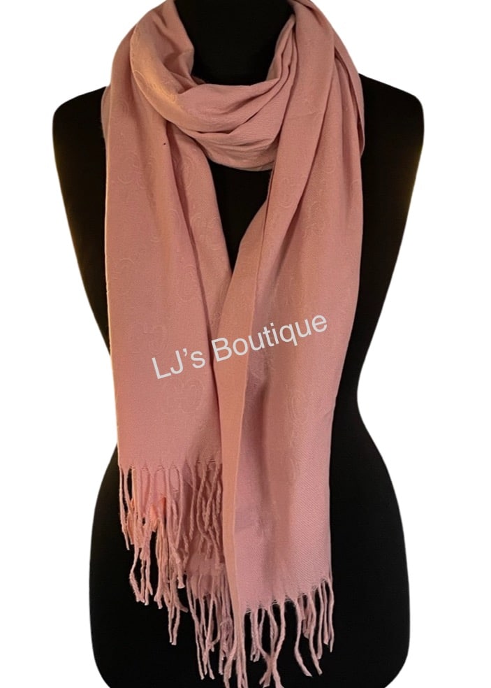 Pink cashmere on sale scarf sale