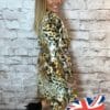 Tara Animal Print Midi Dress (individually sized) - Image 2
