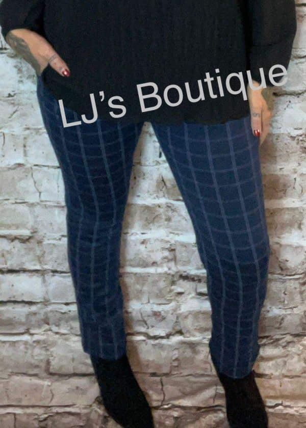 Navy - Quality lined Jeggings "No Returns On Sale Items"