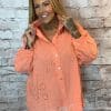 Britney Broderie Shirt Best Fits 16-26  "No Returns On Sale Items"