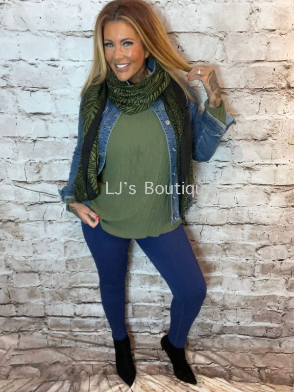 Ribbed Stretchy Leggings - Image 6