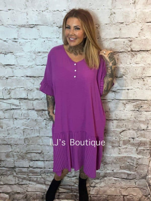 Petti Pleat Dress best fits 16-24 - Image 3
