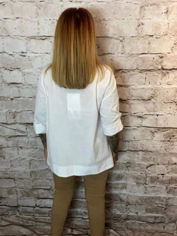 Insolita Plain Handkerchief - hem  Shirt Best Fits 12-18 * Restocked* - Image 3