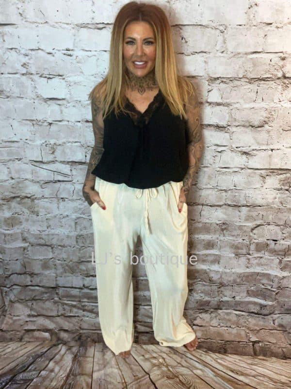 The Mia Palazzo Pants Best Fits 14-24 - "No Returns On Sale Items" - Image 3