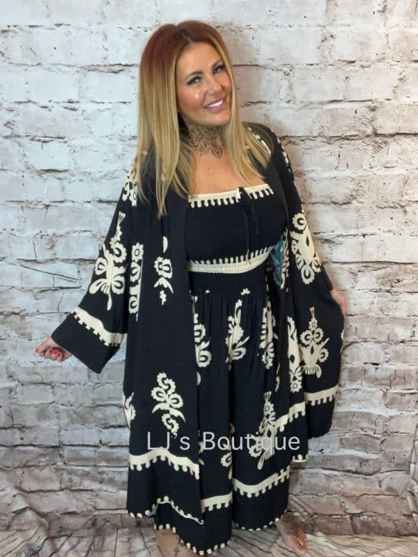 The Galadriel Jump Suit & Duster Coat Set 14-24 "No Returns On Sale Items" - Image 8