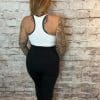 White Medium Control Sports Bra (3 sizes available)   "No Returns On Sale Items" - Image 5