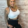 White Medium Control Sports Bra (3 sizes available)   "No Returns On Sale Items"