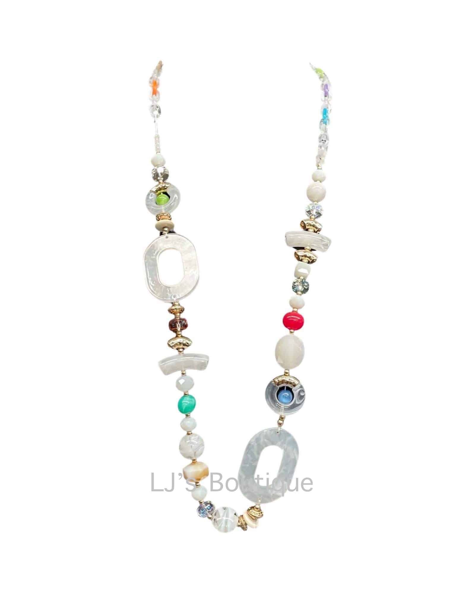 895- OPAL White Necklace