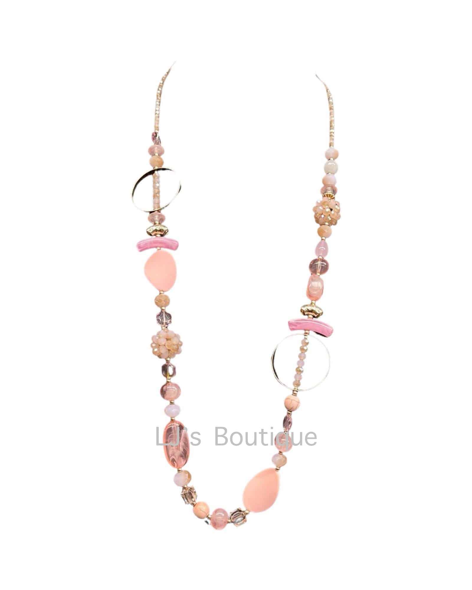 893 – PERFECTLY PINK NECKLACE