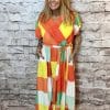 Amaya Long Wrap Dress Best Fits 14-24