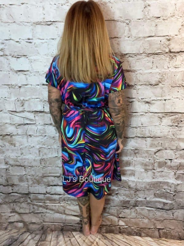The Phoenix Midi Wrap Dress Best Fits 10-20 * RESTOCKED* - Image 3