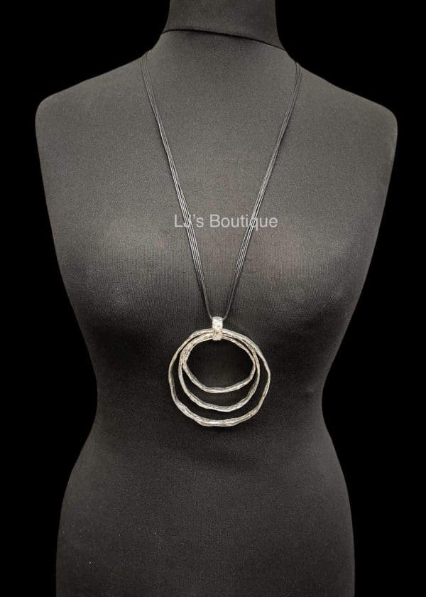 Silver Ring Necklace