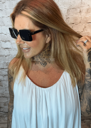 157 Sunglasses H,F,G - Black