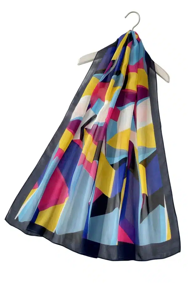 Multi Coloured Print Scarf 