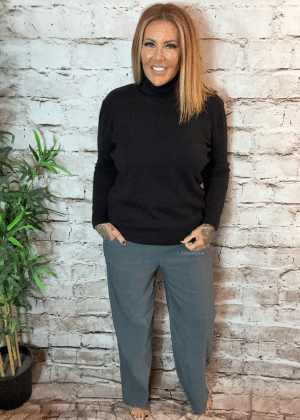 Wide leg Plain Magic Trousers Best fits 12-18