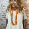 323 Neochic orange necklace