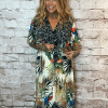 Shangri-la wrap dress best fits 14-22