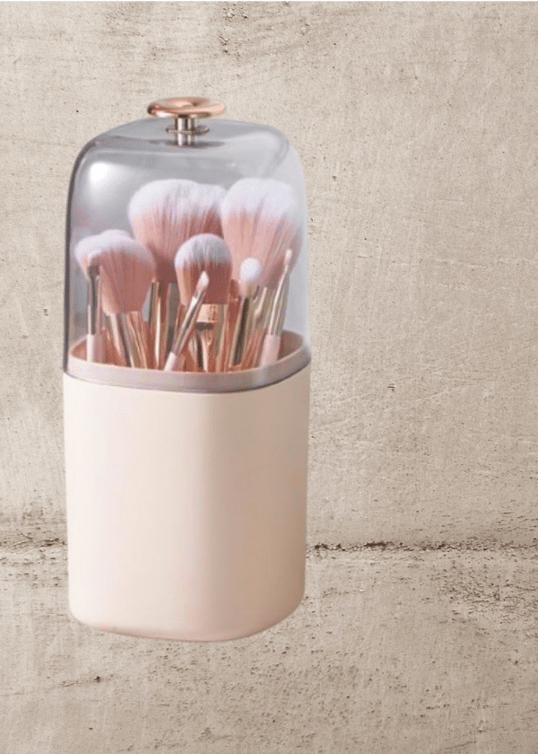 Dust-proof brush holder