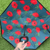 310 Poppy's print upside down brolly