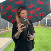 310 Poppy's print upside down brolly - Image 2