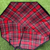 319 Red tartan upside down brolly