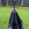 321Blue flowers print upside down brolly *Restocked* - Image 3