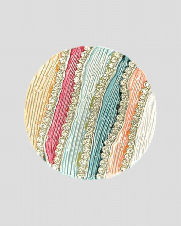 335 Multi coloured Magnetic Brooch