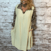 Emory Animal Print Sleeve Collar Dress best fits 14-24 "No Returns On Sale Items" - Image 5