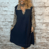 Emory Animal Print Sleeve Collar Dress best fits 14-24 "No Returns On Sale Items" - Image 6