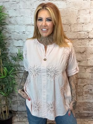 Carmen Broderie top best fits 16-22