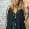 Hearts And Tassels Necklace "No Returns On Sale Items"