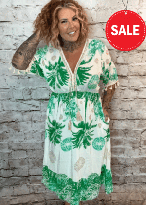Mimosa dress best fits 12-20 “No Returns On Sale Items”