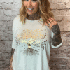 Golden tree soft knit jumper Best Fits 14-20 "No Returns On Sale Items"