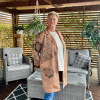 Janis Open Fronted Jacket Best Fits 12-20 "No Returns On Sale Items"