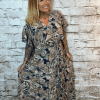 Marina Maxi Wrap Dress Best Fits 14-24  *RESTOCKED*