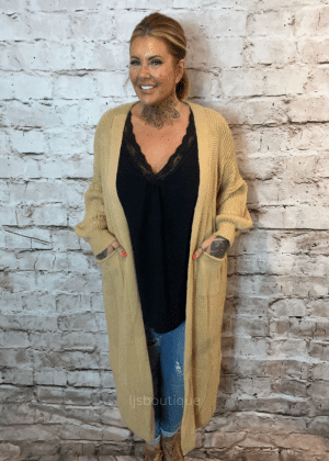 Florence Long Cardigan Best Fits 14-24 "No Returns On Sale Items"