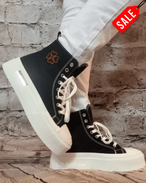 714 Black high top (TRAINERS) No returns on sale items