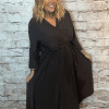 Maggie Wrap Dress best fits 14-24
