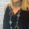 232 Grey beaded Necklace