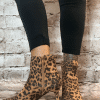 Leopard print kitten heel boots  "No Returns On Sale Items" - Image 3